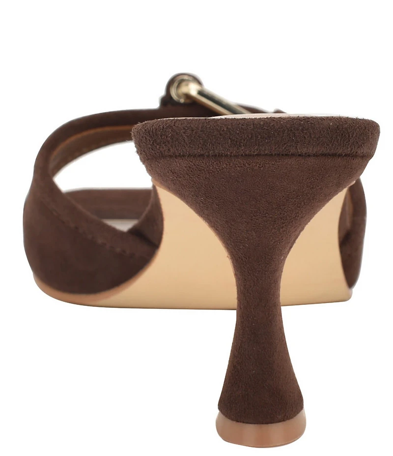 Guess Dista Suede Buckled Dress Slides