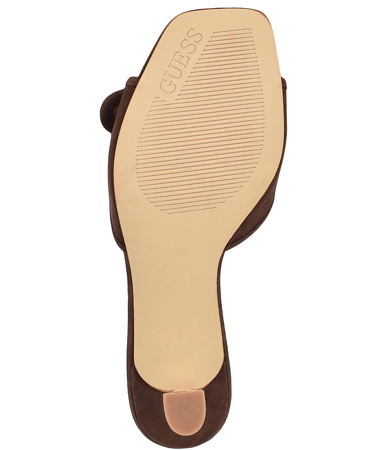 Guess Dista Suede Buckled Dress Slides