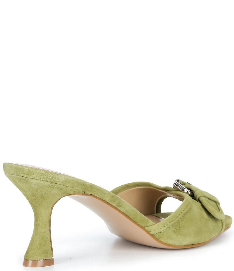 Guess Dista Suede Buckled Dress Slides