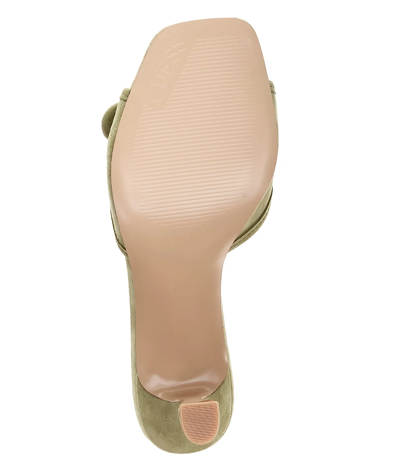 Guess Dista Suede Buckled Dress Slides