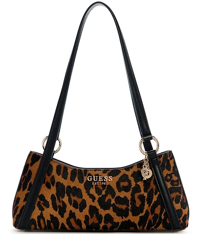 Guess Domitilla Leopard Shoulder Bag