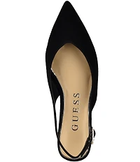 Guess Dorazio Suede Slingback Ballet Flats