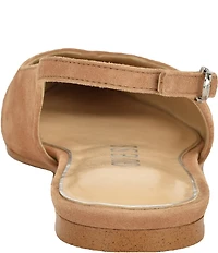 Guess Dorazio Suede Slingback Ballet Flats