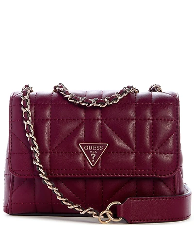 Guess Giully Mini Quilted Chain Strap Crossbody Bag