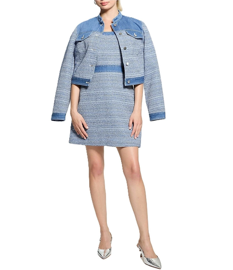 Guess Elsie Tweed Coordinating Sleeveless Dress