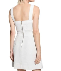 Guess Elsie Tweed Coordinating Sleeveless Dress