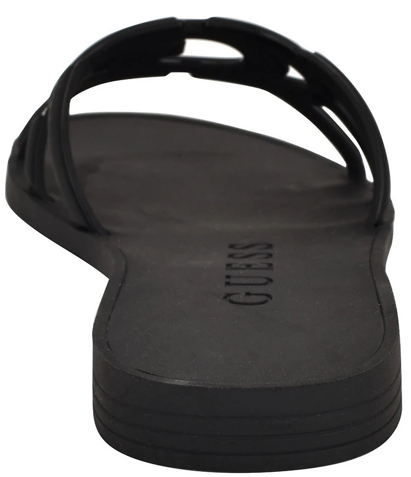 Guess Elyho Rubber Logo Pool Slide Sandals