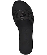 Guess Elyho Rubber Logo Pool Slide Sandals