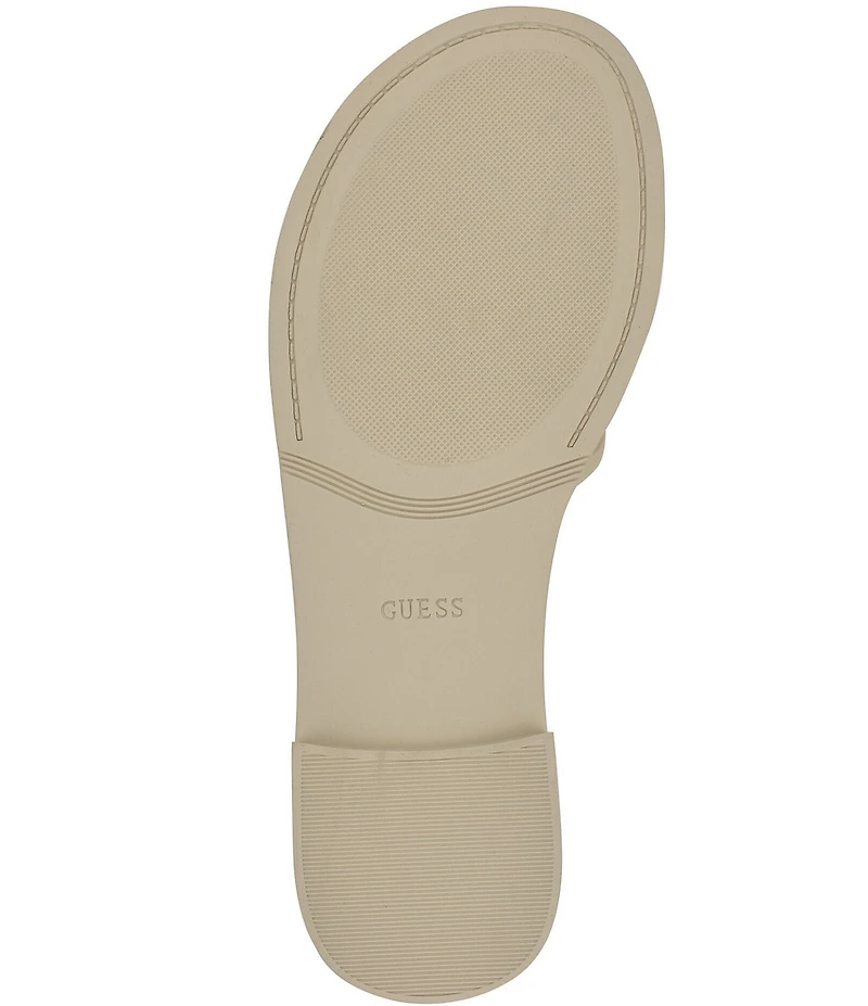 Guess Elyho Rubber Logo Pool Slide Sandals