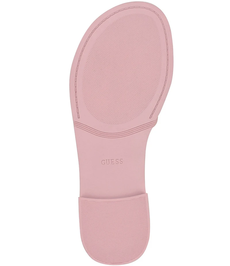 Guess Elyho Rubber Logo Pool Slide Sandals