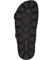 Guess Fasten Suede Buckled Slide Sandals