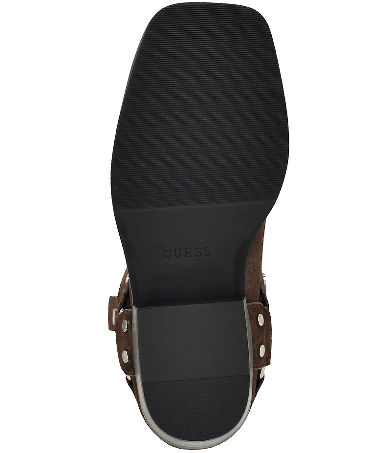 Guess Felysse Suede Tall Engineer Boots