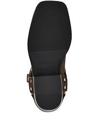 Guess Felysse Suede Tall Engineer Boots