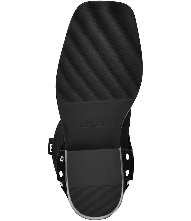 Guess Felysse Suede Tall Engineer Boots