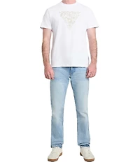 Guess Flower Embroidered Short Sleeve T-Shirt