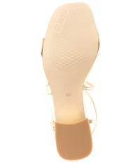 Guess Galeon Metallic Strappy Dress Sandals