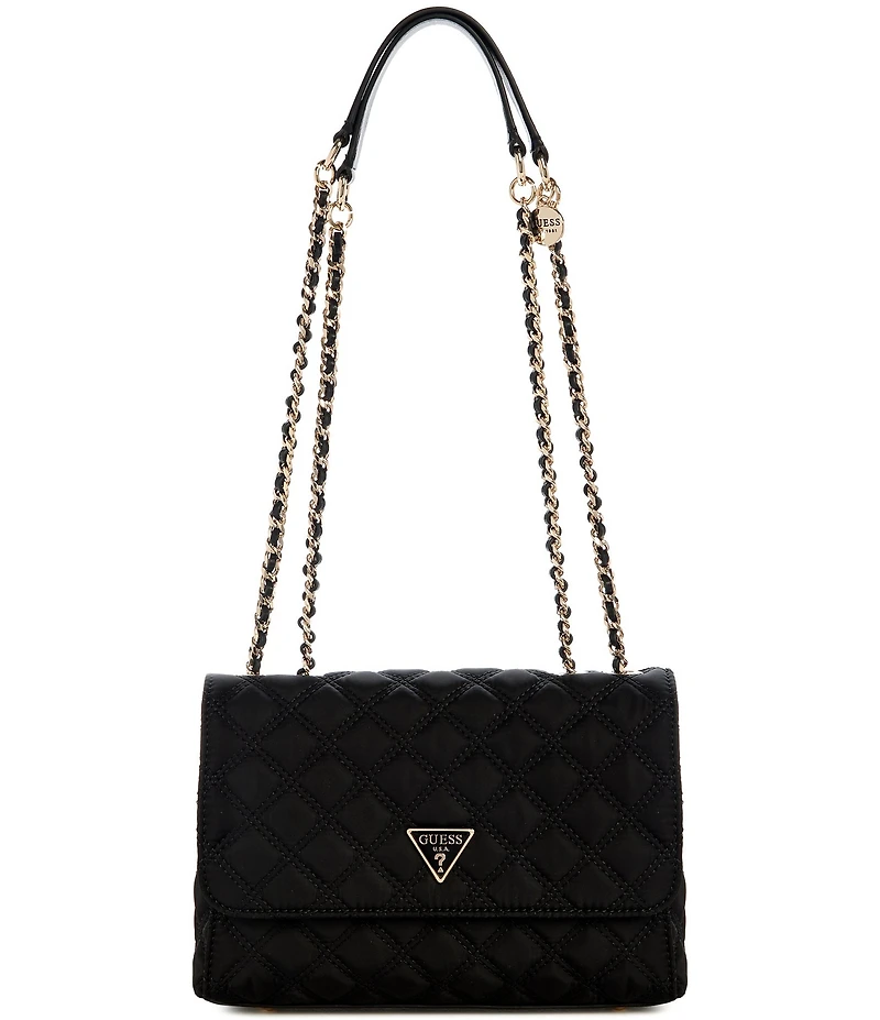 Guess Giully 2 Compartments Convertible Flap Crossbody Bag