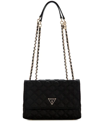 Guess Giully 2 Compartments Convertible Flap Crossbody Bag