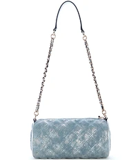 Guess Giully II Denim Mini Barrel Bag