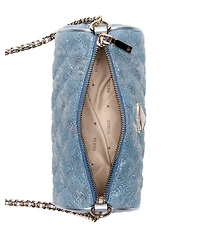 Guess Giully II Denim Mini Barrel Bag