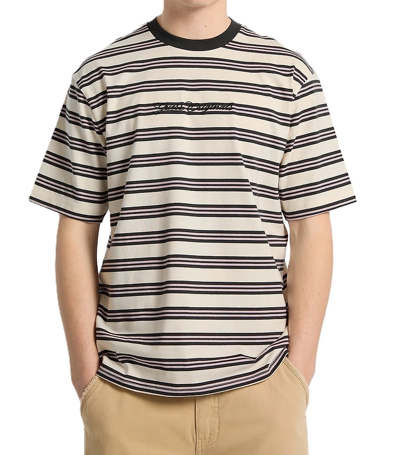 Guess Go Horizontal Stripe Short Sleeve T-Shirt