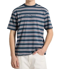 Guess Go Horizontal Stripe Short Sleeve T-Shirt