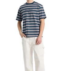 Guess Go Horizontal Stripe Short Sleeve T-Shirt