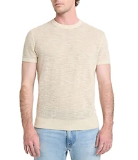 Guess Goodwin Stitched Short Sleeve Sweater