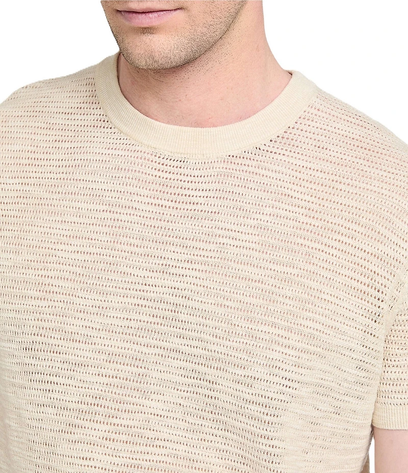 Guess Goodwin Stitched Short Sleeve Sweater