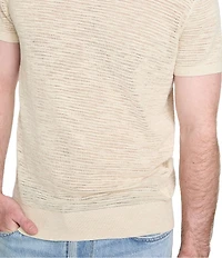 Guess Goodwin Stitched Short Sleeve Sweater