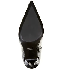 Guess Gressa Shiny Croco Embossed Dress Boots