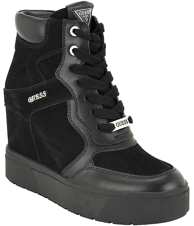 Guess Guilley Hidden Wedge Platform Sneaker Booties