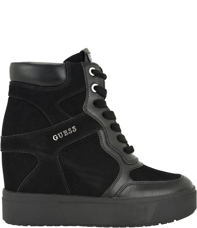 Guess Guilley Hidden Wedge Platform Sneaker Booties