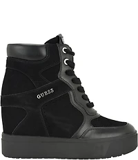 Guess Guilley Hidden Wedge Platform Sneaker Booties