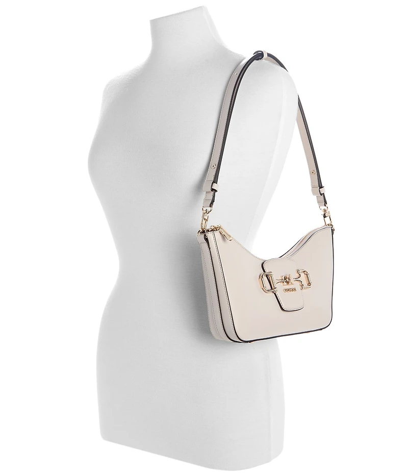 Guess Janie Bit Buckle Shoulder Bag