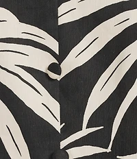 Guess Jemma Tropical Printed Sleeveless Linen Blend Coordinating Top
