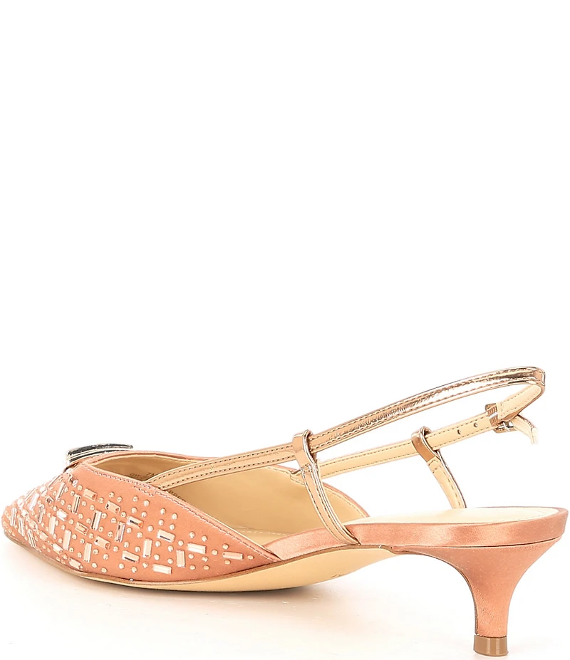 Guess Jessyn Rhinestone Slingback Dress Pumps