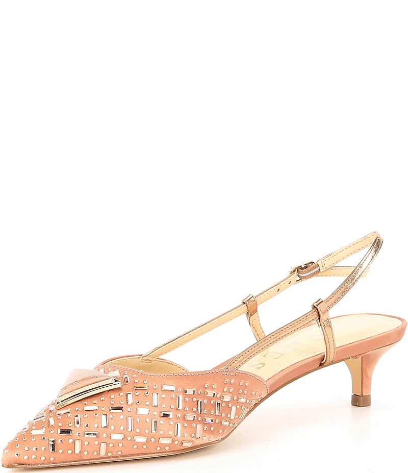 Guess Jessyn Rhinestone Slingback Dress Pumps