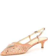 Guess Jessyn Rhinestone Slingback Dress Pumps