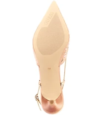 Guess Jessyn Rhinestone Slingback Dress Pumps
