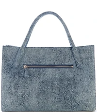 Guess Jodi Washed Denim Logo Tote Bag