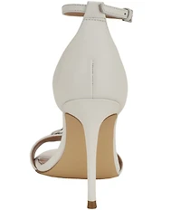 Guess Kabrina Leather Logo Hardware Detail Ankle Strap Dress Sandals