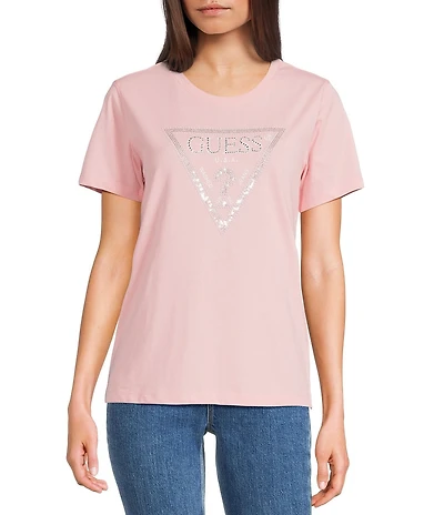 Guess Krystal Short Sleeve Logo T-Shirt