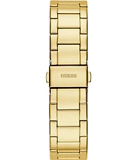 Guess Women's Gold-Tone Glitz Stainless Steel Multifunction Watch