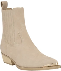 Guess Lanna Suede Chelsea Booties