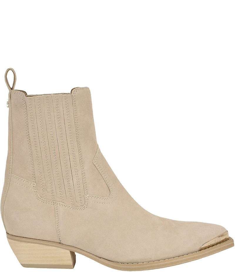 Guess Lanna Suede Chelsea Booties