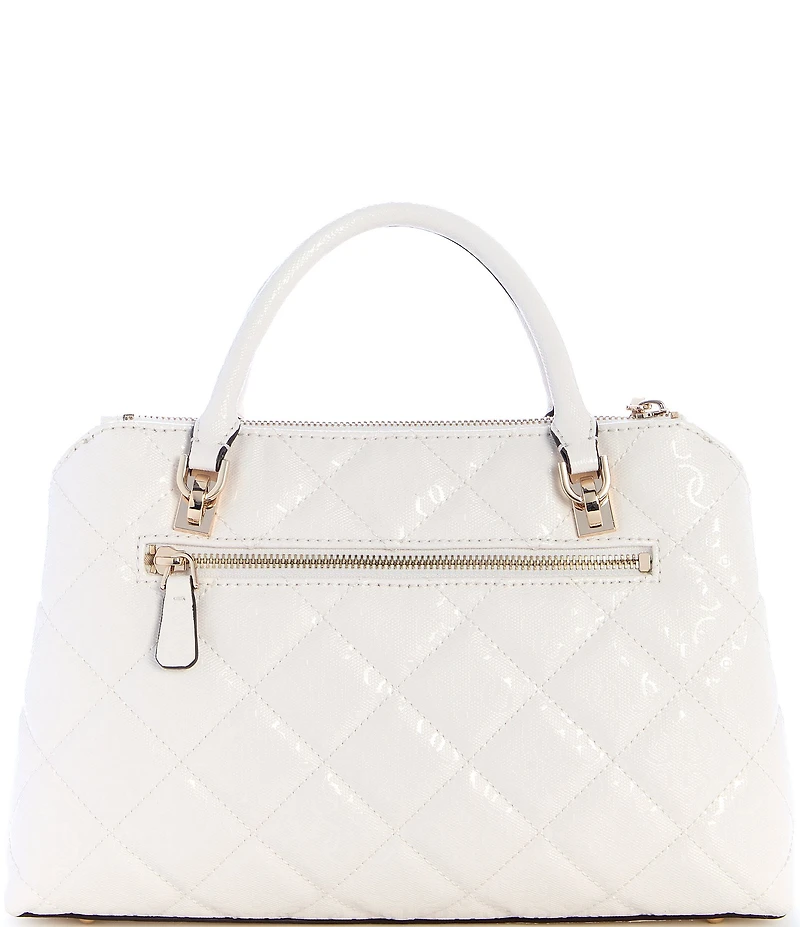 Guess Libby Double Compartment Satchel Crossbody Bag