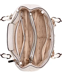 Guess Libby Double Compartment Satchel Crossbody Bag