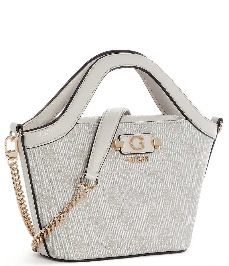 Guess Lindsey Logo Mini Satchel Tote Bag