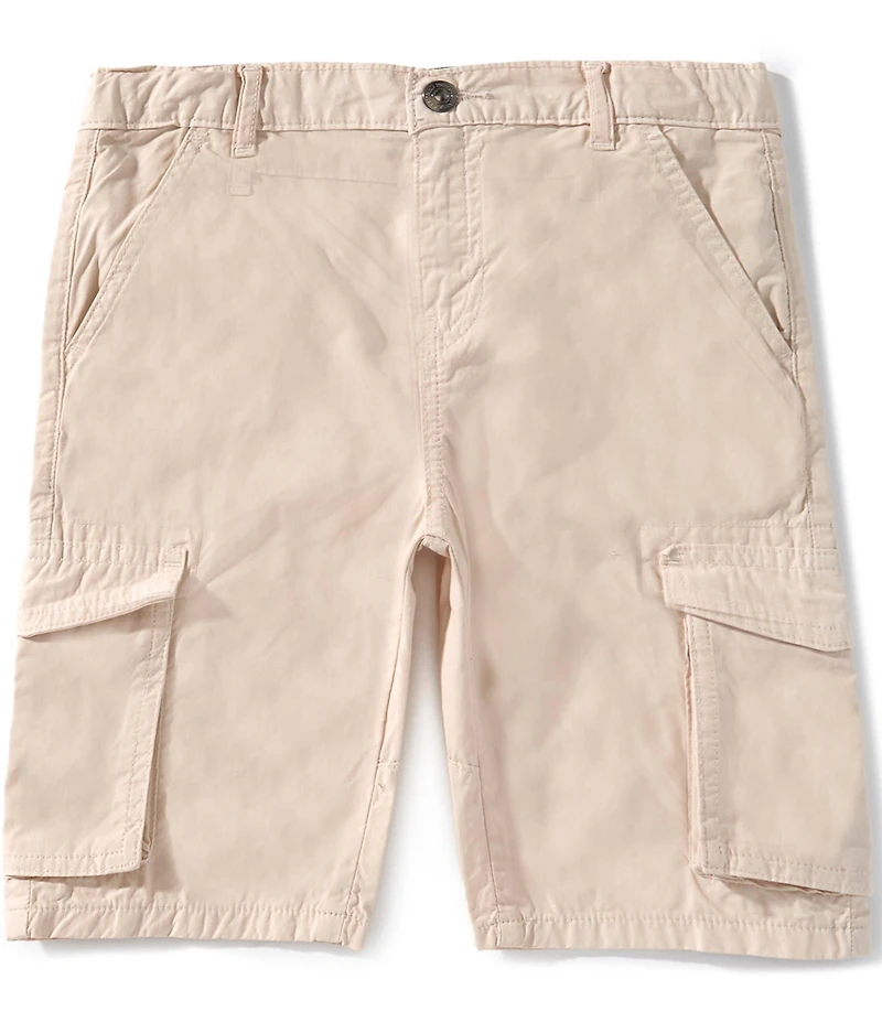 Guess Little Boys Garment Dye Poplin Cargo Shorts